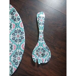 Printed Platter and salad bowl